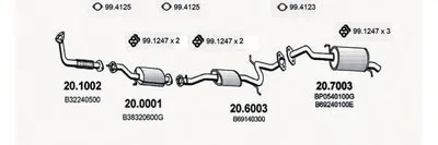 Система выпуска ОГ ASSO купить