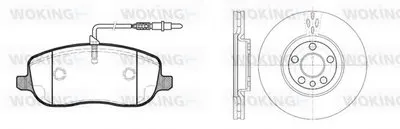 Комплект тормозов, дисковый тормозной механизм WOKING купить