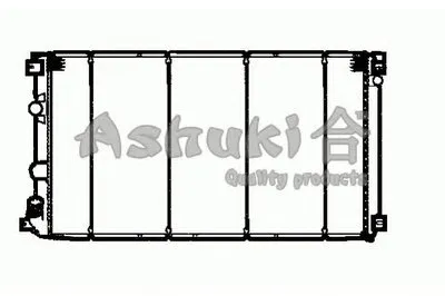 Радиатор, охлаждение двигателя ASHUKI купить
