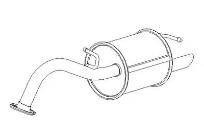 Глушитель выхлопных газов конечный KLARIUS купить