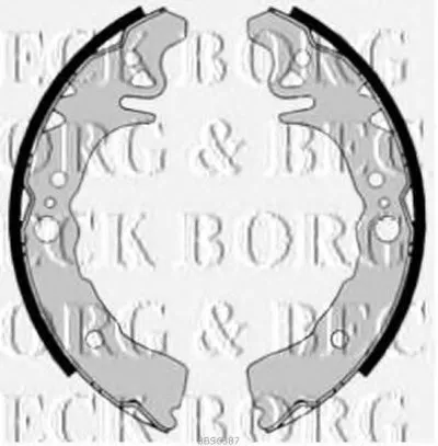 Комплект тормозных колодок BORG & BECK купить