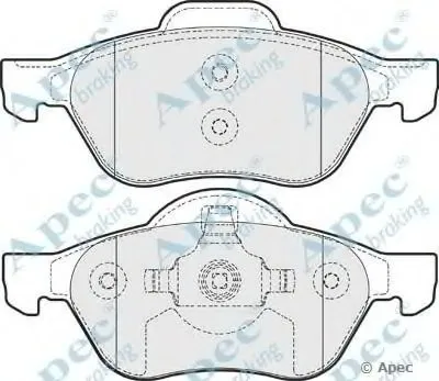 Комплект тормозных колодок, дисковый тормоз APEC braking купить