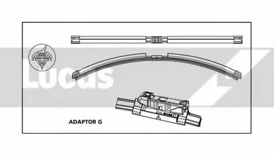 Щетка стеклоочистителя LUCAS ELECTRICAL купить