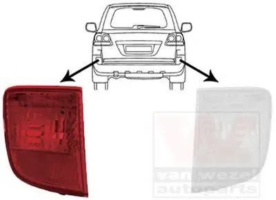 Задняя противотуманная фара VAN WEZEL купить