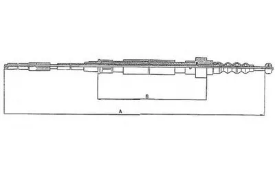 Трос, стояночная тормозная система TEXTAR купить