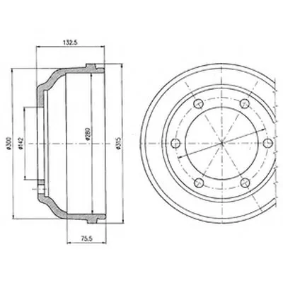 Тормозной барабан DELPHI купить