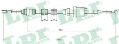 Тросик сцепления LPR купить