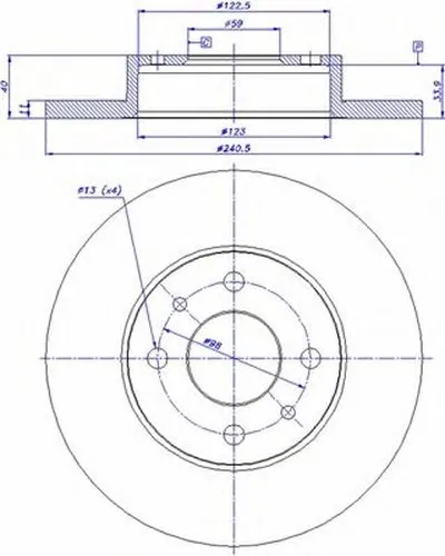 Тормозной диск CAR купить