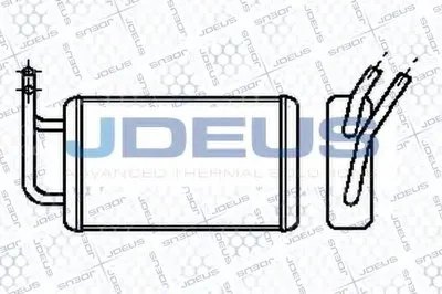 Теплообменник, отопление салона JDEUS купить