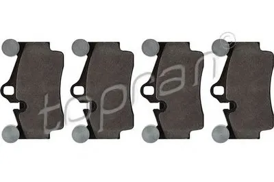 Комплект тормозных колодок, дисковый тормоз TOPRAN купить