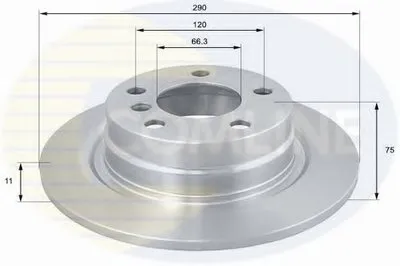 Тормозной диск COMLINE купить