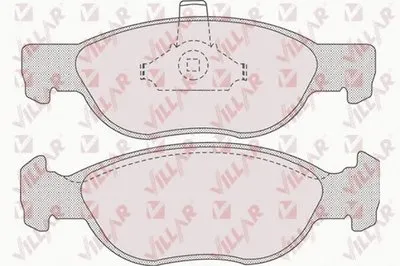 Комплект тормозных колодок, дисковый тормоз VILLAR купить