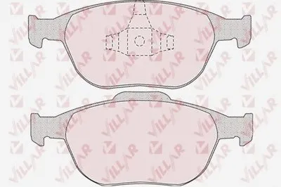 Комплект тормозных колодок, дисковый тормоз DIRECTIONAL BRAKE PADS VILLAR купить