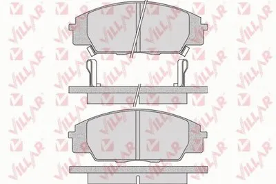 Комплект тормозных колодок, дисковый тормоз VILLAR купить