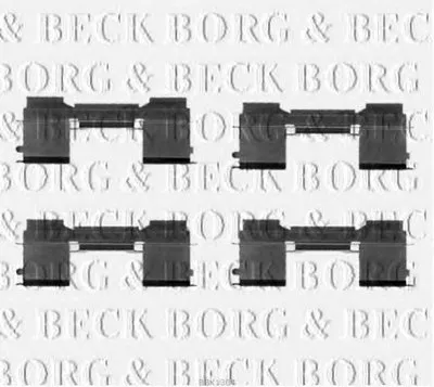 Комплектующие, колодки дискового тормоза BORG & BECK купить