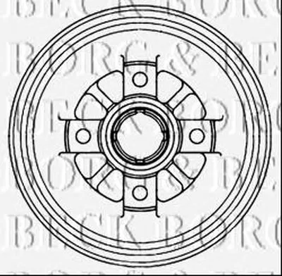 Тормозной барабан BORG & BECK купить