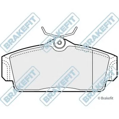 Комплект тормозных колодок, дисковый тормоз Brake Fit APEC braking купить