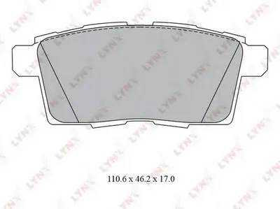 Комплект тормозных колодок, дисковый тормоз LYNXauto купить