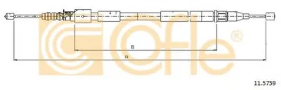 Трос, стояночная тормозная система COFLE купить