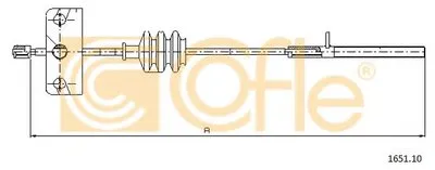 Трос, стояночная тормозная система COFLE купить
