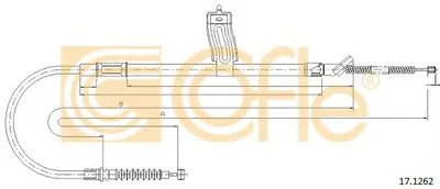 Трос, стояночная тормозная система COFLE купить