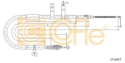 Трос, стояночная тормозная система COFLE купить
