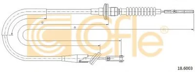 Тросик сцепления COFLE купить