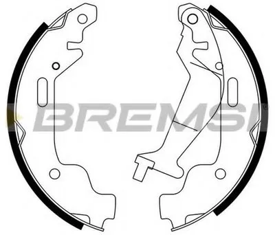 Комплект тормозных колодок BREMSI купить