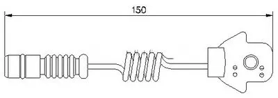 Сигнализатор, износ тормозных колодок BREMSI купить