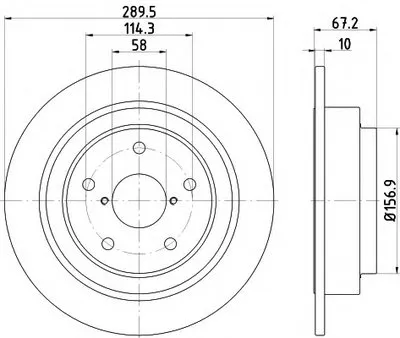 Тормозной диск MINTEX купить
