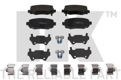 Комплект тормозных колодок, дисковый тормоз NK купить