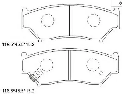 Комплект тормозных колодок, дисковый тормоз ASIMCO купить