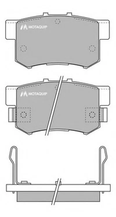 Комплект тормозных колодок, дисковый тормоз MOTAQUIP купить