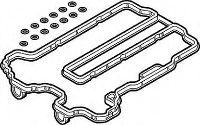 Комплект прокладок, крышка головки цилиндра ELRING WILMINK GROUP купить