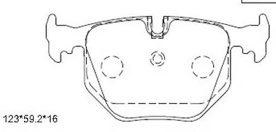 Комплект тормозных колодок, дисковый тормоз ASIMCO купить