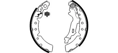 Комплект тормозных колодок HELLA купить