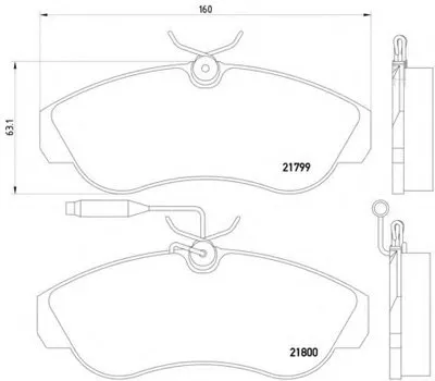 Комплект тормозных колодок, дисковый тормоз HELLA купить