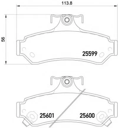 Комплект тормозных колодок, дисковый тормоз HELLA купить