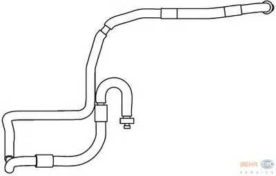 Трубопровод высокого / низкого давления, кондиционер BEHR HELLA SERVICE HELLA купить