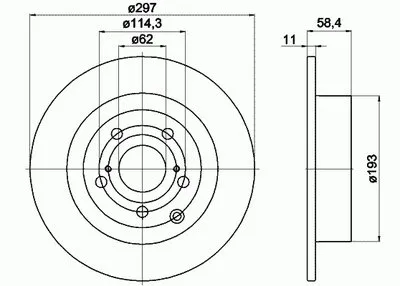 Тормозной диск TEXTAR купить