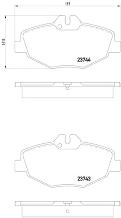 Комплект тормозных колодок, дисковый тормоз HELLA PAGID купить