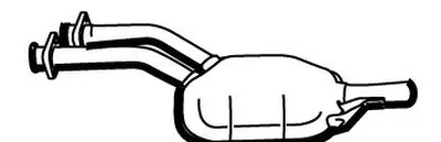 Средний глушитель выхлопных газов WALKER купить