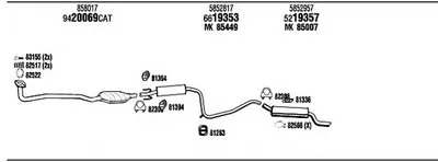 Система выпуска ОГ WALKER купить