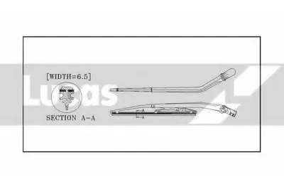 Щетка стеклоочистителя LUCAS ELECTRICAL купить