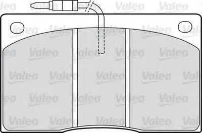 Комплект тормозных колодок, дисковый тормоз VALEO купить