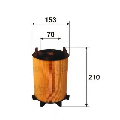 Воздушный фильтр VALEO купить