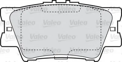 Комплект тормозных колодок, дисковый тормоз VALEO купить