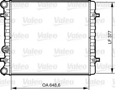 Радиатор, охлаждение двигателя VALEO купить