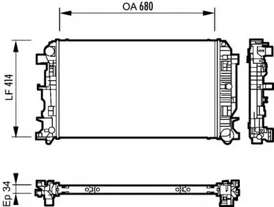 Радиатор, охлаждение двигателя VALEO купить