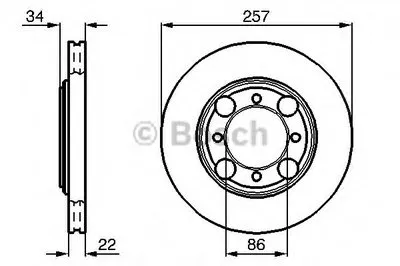 Тормозной диск BOSCH купить